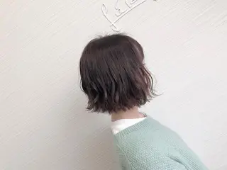 ミディアム カラー LaRmE Ayumi.のヘアスタイル