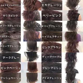 カラー 💖ブリーチなし透明 感💖ASAHIのヘアスタイル