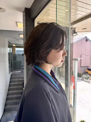 ショート カラー KOHNO ナチュラルデザインのヘアスタイル