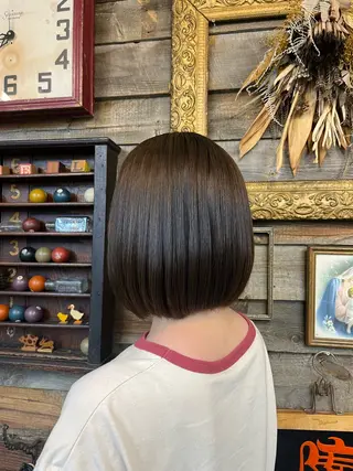 ミディアム カラー 川崎 かなでのヘアスタイル