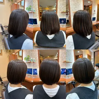 ミディアム 山口 博司のヘアスタイル