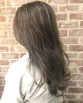セミロング くせ毛×ショート 上岡勇祐のヘアスタイル
