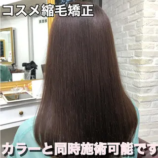 セミロング パーマ Soleria 田中慎一のヘアスタイル