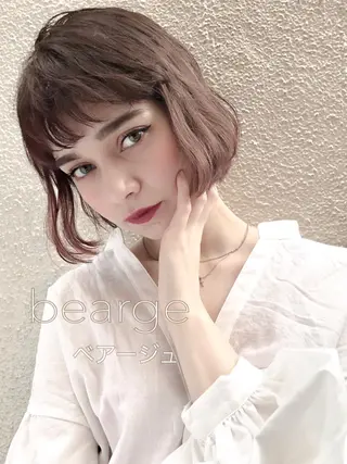 ショート カラー 髪質改善/縮毛矯正/ トリートメント/庭田のヘアスタイル