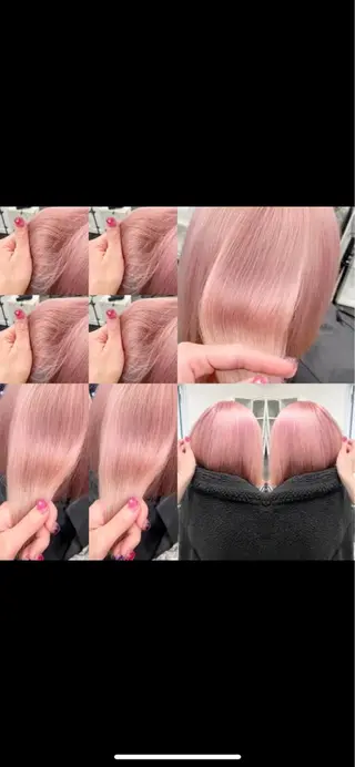 カラー サイレント美容師 アイリィのヘアスタイル