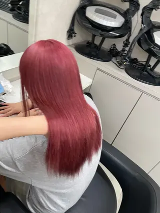 ロング カラー ヘアアレンジ 💗横浜美容室 💗HARUNAのヘアスタイル