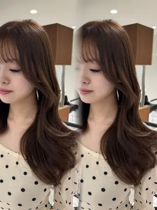 ロング 韓国レイヤー💋/ ワンホン/NANAのヘアスタイル