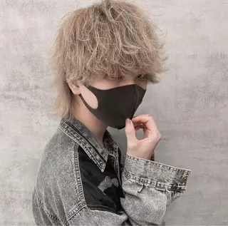 ミディアム カラー ヘアアレンジ メンズ メンズヘア静岡 ✂︎Ryuheiのヘアスタイル