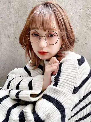 ミディアム カラー 豊中/メンズ特化 岡田 龍之介のヘアスタイル