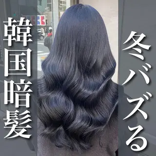 ロング カラー パーマ ヘアアレンジ メンズ ブリーチなし透明感 カラー/MISANOのヘアスタイル
