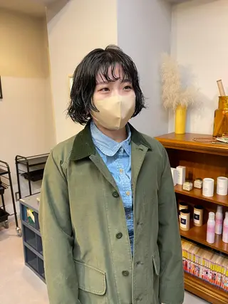 ショート パーマ 丁寧なカウンセリング 🌿KENTA🌿のヘアスタイル