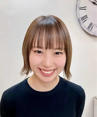 ショート 似合わせ×透明感 カラー🤍MAOのヘアスタイル