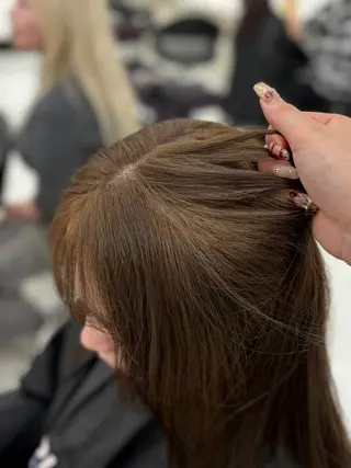 ロング まろっと艶感ブラウン ベージュ🤍まなかのヘアスタイル