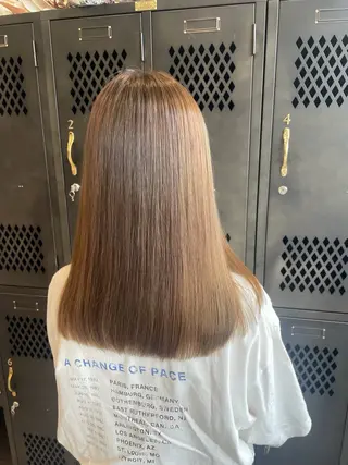 セミロング 柄澤 菜南子のヘアスタイル