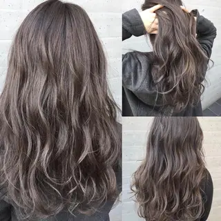 ロング カラー ヘアアレンジ 【公式】amble luxe池袋東口🩷のヘアスタイル