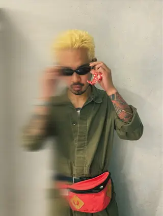 ショート カラー メンズ 吉武 茂暉のヘアスタイル