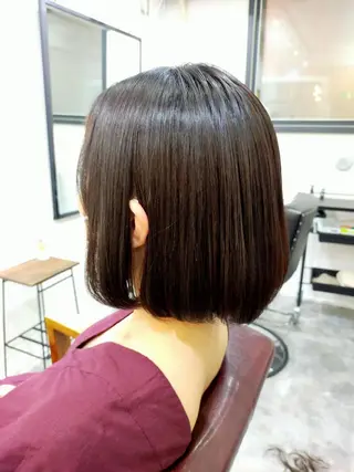 ショート キッズ カラー 水素トリートメント／ 髪質改善/ナカノメのヘアスタイル