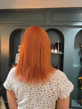 ミディアム カラー 【メンズカット/パー マ✂️】momo🌷のヘアスタイル