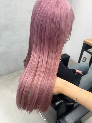ミディアム カラー Rico / bob/グレージュのヘアスタイル
