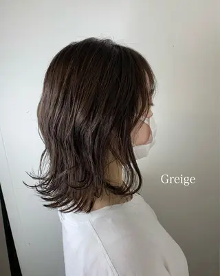 ミディアム 縮毛矯正/髪質改善/ HARUのヘアスタイル