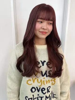 ロング カラー レイヤーカット/韓国 ヘア/ honokaのヘアスタイル