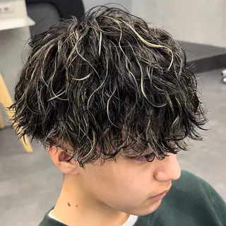 ミディアム カラー ヘアアレンジ メンズ fifth Tokyo所属・fifth 石川 凪のヘアスタイル