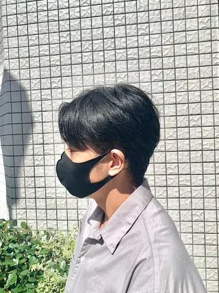 ショート メンズ 【扱いやすいパーマ】 眞鍋拓己のヘアスタイル