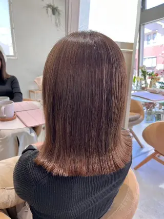 セミロング カラー 🌸花屋併設🌸石垣 友基のヘアスタイル