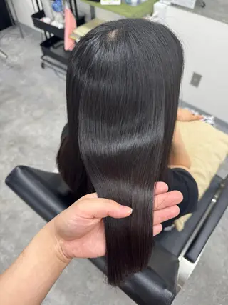 セミロング 髪質改善メニュー 長井 美佐子のヘアスタイル