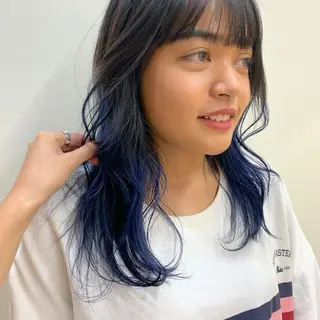 ミディアム カラー AR.MARA サトウヒカルのヘアスタイル