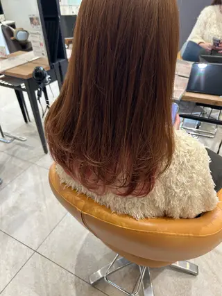 セミロング 横田 まおのヘアスタイル