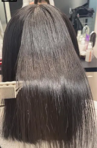 ミディアム 縮毛•酸性矯正特化/ 美髪•髪質改善/KJのヘアスタイル