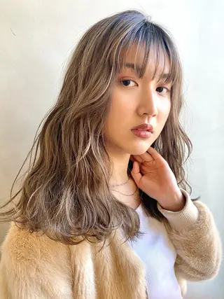 ミディアム カラー カラー系/カット特化 🟠オオタキマサシのヘアスタイル