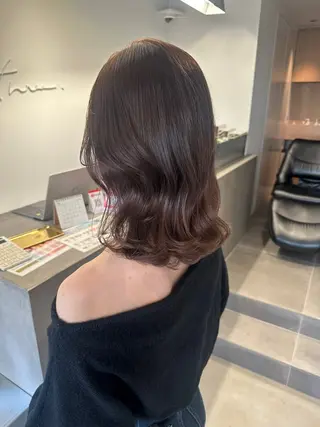 ミディアム 杉本 沙羅のヘアスタイル