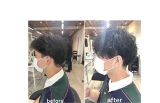 パーマ メンズ 美髪× ヘアセット✨Araiのヘアスタイル