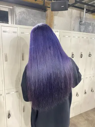 ロング カラー エフェクトブリーチ 🌟前澤啓太朗のヘアスタイル