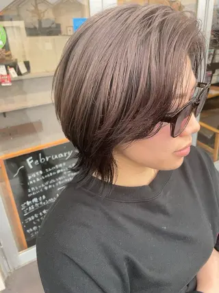 ショート カラー 嶋岡 乃愛のヘアスタイル