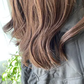 ロング カラー アオイ🩵暖色 /まろやかカラーのヘアスタイル