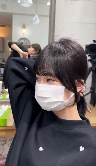 セミロング カラー 美髪/レイヤー 青山/ヒロキのヘアスタイル