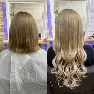 ロング カラー ヘアアレンジ LAVENDIA 初音のヘアスタイル