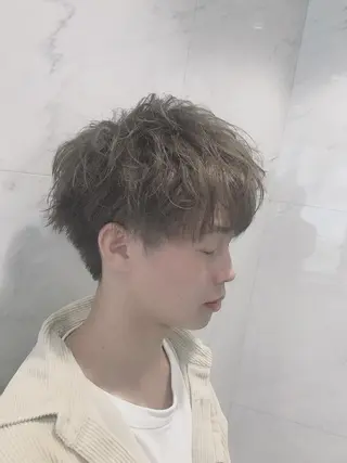 ショート カラー メンズ 重政 和樹のヘアスタイル