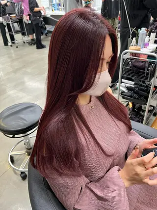 ロング 💖札幌カラー 指名No.1💖玲奈のヘアスタイル