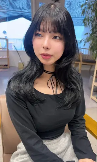 ロング ayu omochaのヘアスタイル