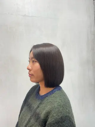 ショート 🧸顔周りカット /透明感🎀のヘアスタイル