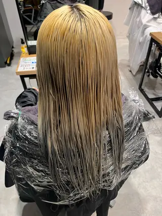 カラー ブリーチ/縮毛矯正 ❤️‍🔥シンノスケのヘアスタイル