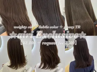 カラー 【aini天王寺】 𝐚𝐢𝐫𝐢✂︎のヘアスタイル