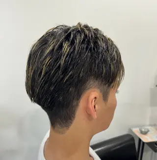 ショート メンズ ブリーチカラー 🎀ヒナ/トモカ🎀のヘアスタイル