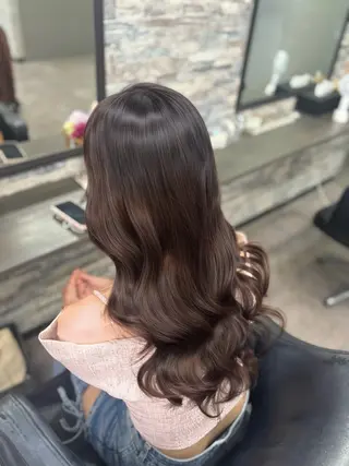 ロング 韓国ヘア✨エクステ/ しおりのヘアスタイル