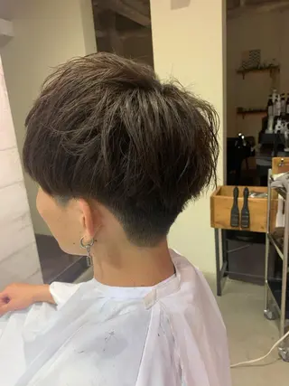 ショート メンズ 岸本 桂輝のヘアスタイル