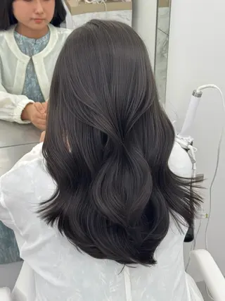 ロング カラー 韓国ヘア　紗希 🦋のヘアスタイル